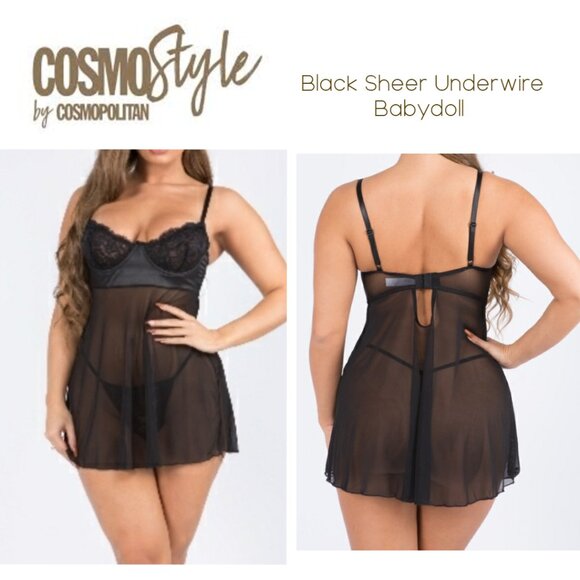 NEW 8pc Lingerie BUNDLE Size Medium (8-10) Nightgown Babydoll Slip Set Lot NWT - Picture 2 of 10